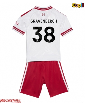 Liverpool Ryan Gravenberch #38 Echipament de Fotbal Replică 2026-27 Copii Deplasare (+ Șorturi)
